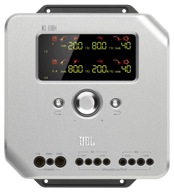 MS-A1004 | 400-watt, four-channel, Class D amplifier